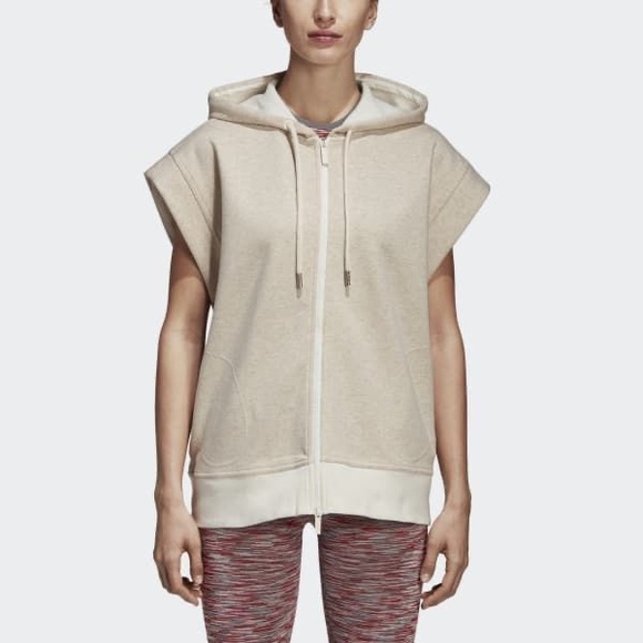 Adidas x Stella McCartney Yoga Sleeveless Hoodie - Picture 1 of 5